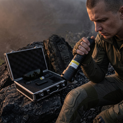 🔥 Neues Design 2026 | Leistungsstarker 120W IR-Laserpointer (900-1100 nm)