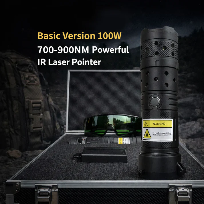 2026 New Design 120W 900-1100NM Powerful IR Laser Pointer