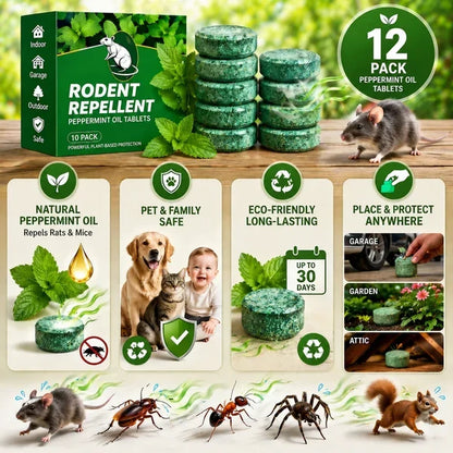 🐭 Natural Rodent Repellent Balls – Keep Mice & Rats Away Without Traps or Chemicals