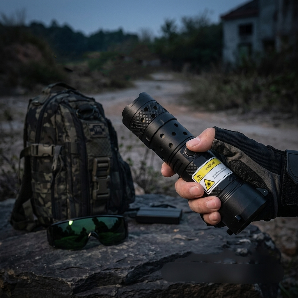 🔥 Neues Design 2026 | Leistungsstarker 120W IR-Laserpointer (900-1100 nm)