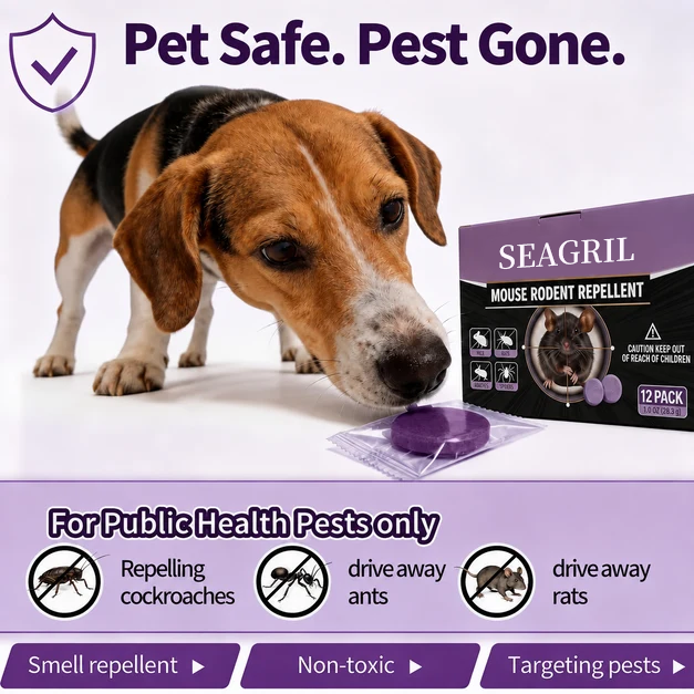 ✅ 10,000+ Happy Customers 🐭 All-Natural Peppermint & Cinnamon Pest & Rodent Repellent Pucks 🕷️🐍
