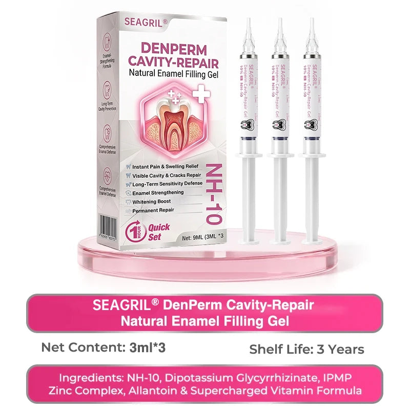 DenPerm Cavity-Repair Natural Enamel Filling Gel