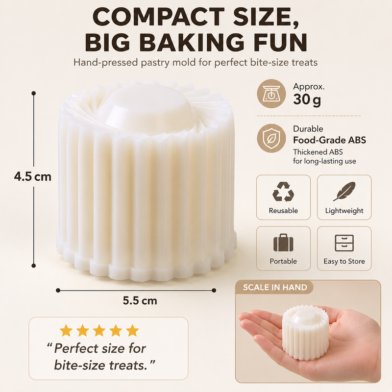 🔥Last Day BUY MORE GET MORE✨Creative Double-Ended Pastry Mold